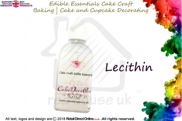Lecithin | 50 ml | Edible Essentials Baking and Cake Decorating Craft