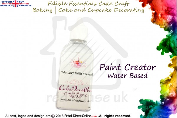 Paint Creator | Water Based | 50 ml | Edible Essentials Baking and Cake Decorating Craft