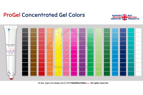 Deep Purple | Gel Food Colors | Concentrated ProGel | Cake Decorating | 30 ML