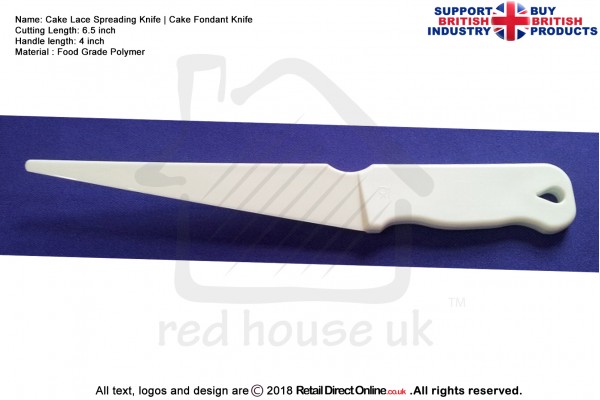 Cake Lace Spreading Knife | Cake Knife | Fondant Sugar Paste Gum Paste Knife | Polymer Safe | Cake Decorating Craft Tool