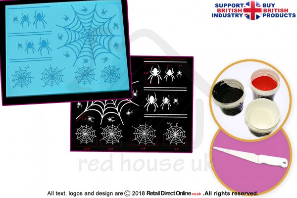 3D Cobweb | Cake Lace Mats | Cake Decorating Starter Kit | Cake Decorating Craft Tool