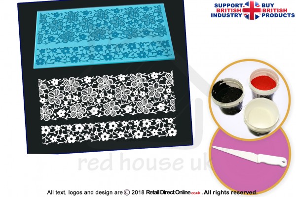 3D Daisy Wine | Cake Lace Mats | Cake Decorating Starter Kit | Cake Decorating Craft Tool