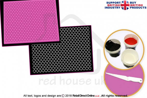 Arabic Mesh | Cake Lace Mat | Cake Decorating Starter Kit | Cake Decorating Craft Tool