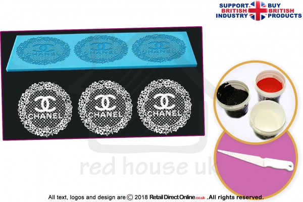 Chanel | Cake Lace Mats |Cake Decorating Starter Kit | Cake Decorating Craft Tool
