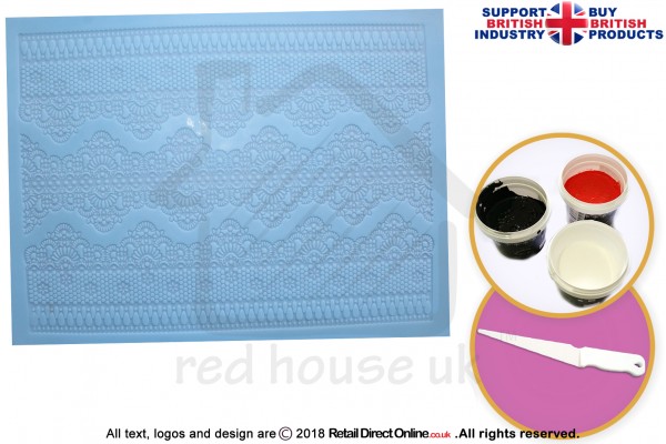 Chantilly | Cake Lace Mats |Cake Decorating Starter Kit | Cake Decorating Craft Tool