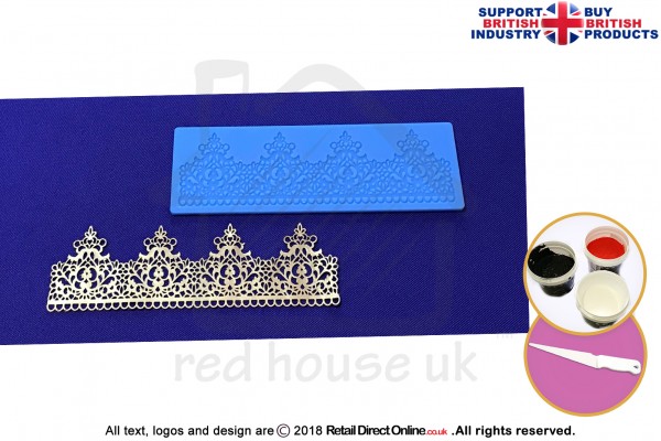 Crown Ribbon | Cake Lace Mats | Cake Decorating Starter Kit | Cake Decorating Craft Tool