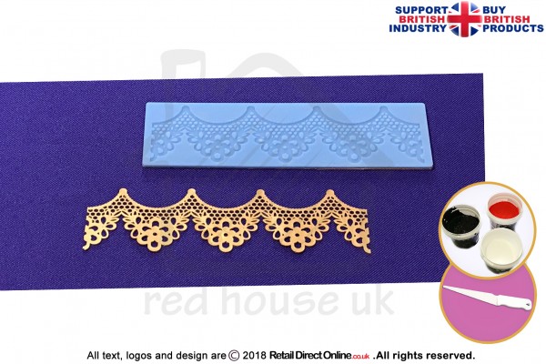 Daisy Ribbon | Cake Lace Mats | Cake Decorating Starter Kit | Cake Decorating Craft Tool