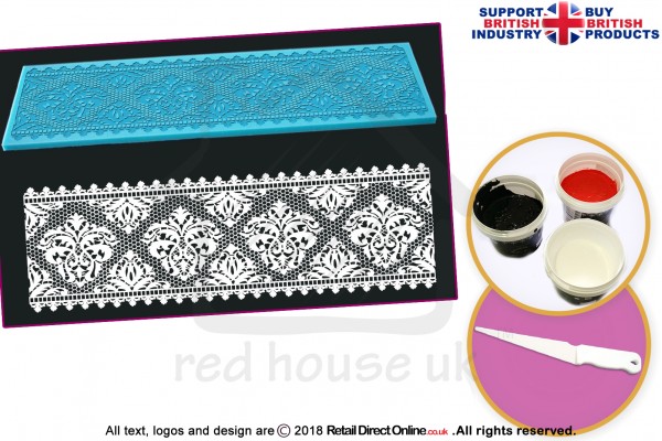 Damask | Cake Lace Mats | Cake Decorating Starter Kit | Cake Decorating Craft Tool