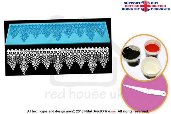 Morning Pearls | Cake Lace Mats | Cake Decorating Starter Kit | Cake Decorating Craft Tool