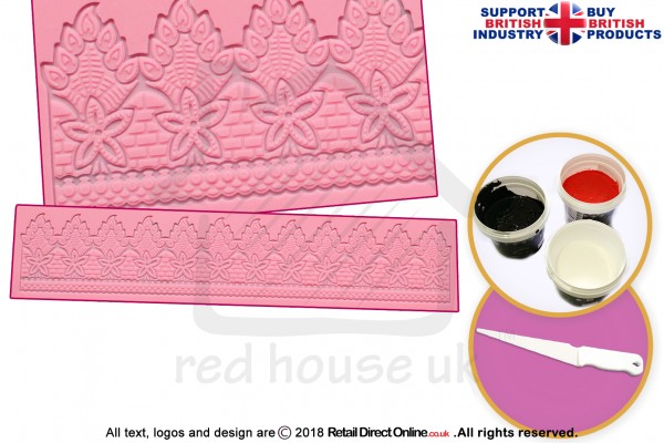 Peacock | Cake Lace Mats | Cake Decorating Starter Kit | Cake Decorating Craft Tool