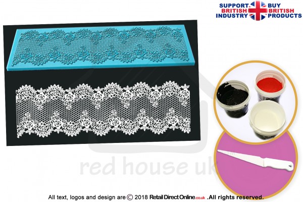Rose Wine | Cake Lace Mats | Cake Decorating Starter Kit | Cake Decorating Craft Tool