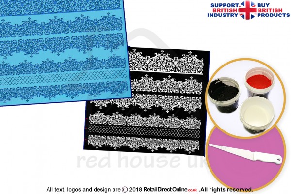 Sophia | Cake Lace Mats | Cake Decorating Starter Kit | Cake Decorating Craft Tool