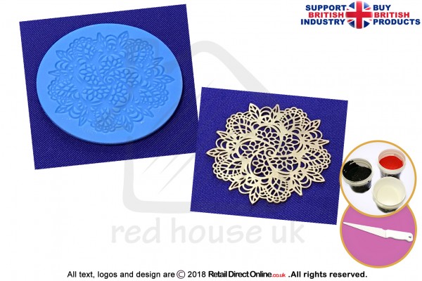 Swirl Doily | Cake Lace Mats | Cake Decorating Starter Kit | Cake Decorating Craft Tool