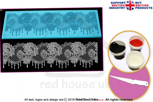 Viviana | Cake Lace Mats | Cake Decorating Starter Kit | Cake Decorating Craft Tool