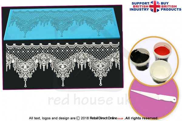 Xasara | Cake Lace Mats | Cake Decorating Starter Kit | Cake Decorating Craft Tool