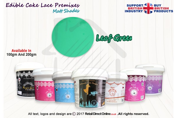 Leaf Green Colour | Edible Printing Ink colour | Natural Matt Shade | 100 Grams