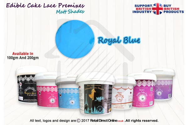 Royal Blue Colour | Edible Printing Ink colour | Natural Matt Shade | 100 Grams