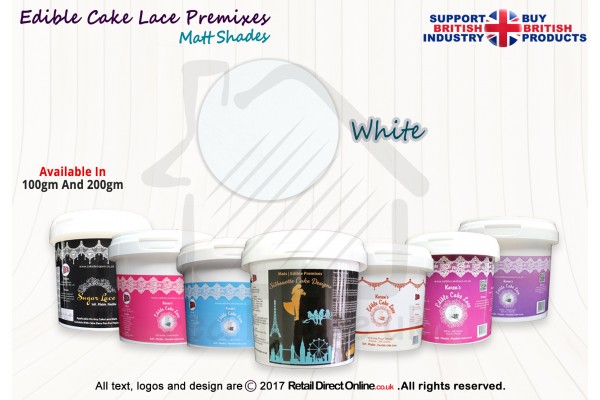 White Colour | Edible Printing Ink colour | Natural Matt Shade | 100 Grams