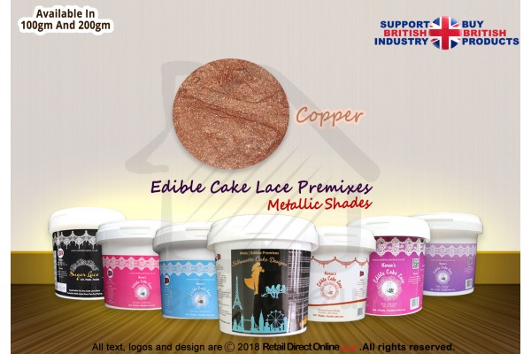 Copper Colour | Edible Printing Ink Colour | Natural Metallic Shade | 100 Grams