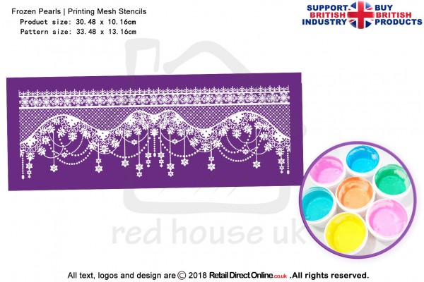 Frozen Pearls | Starter Kits | Printing Mesh Stencils | Edible Ink