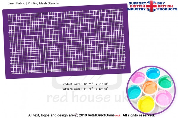 Linen Fabric | Starter Kits | Printing Mesh Stencils | Edible Ink