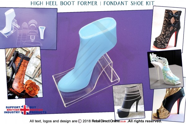 Boot Former | Fondant High Heel | Cake Decoration | Cake Toppers