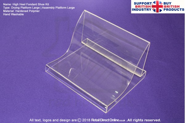 High Heel Fondant Shoe Kit | Drying Platform Large | Assembly Platform | For Cake Decorating Craft Topper
