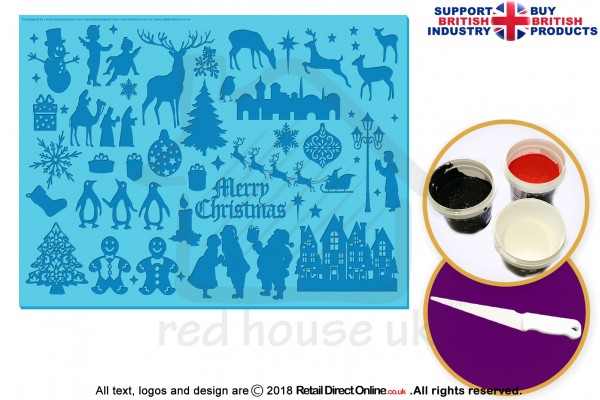 Christmas Jingles | Silhouette Cake Design Starter Kits | Cupcake Cookies Cake Decorating Craft Tool