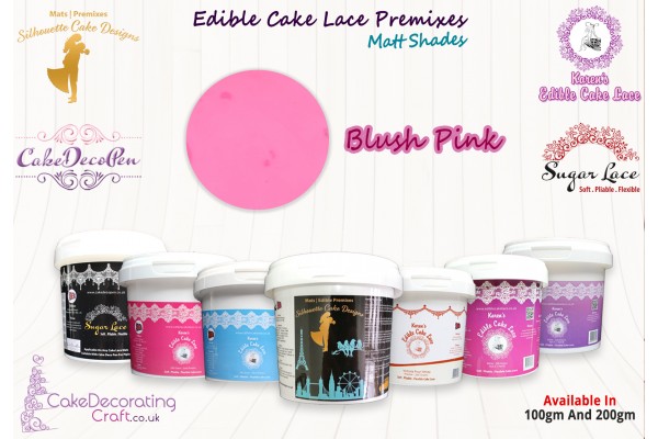 Blush Pink Color | Silhouette Cake Design Premixes | Matt Shades | 200 Grams
