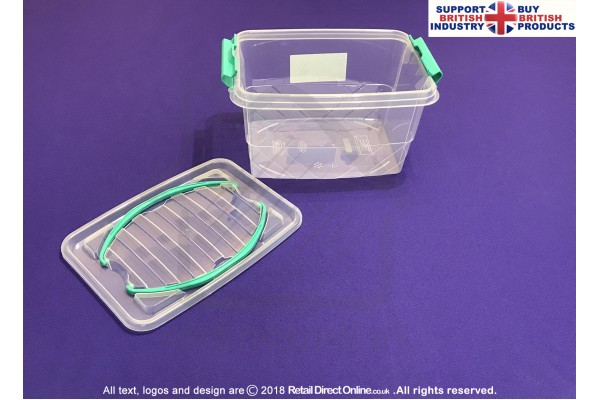 Cake Decorating Craft Storage Box | 7 Litres | Superior Quality Polymer body with long lasting Latches and Carrying Handle