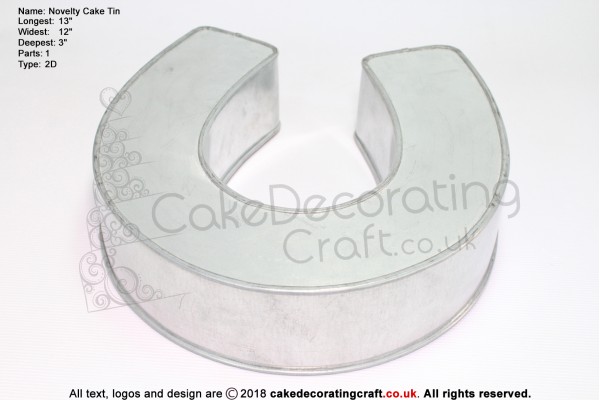 Horse Shoes | Novelty Shape | Cake Baking Tins and Pans | 3" Deep