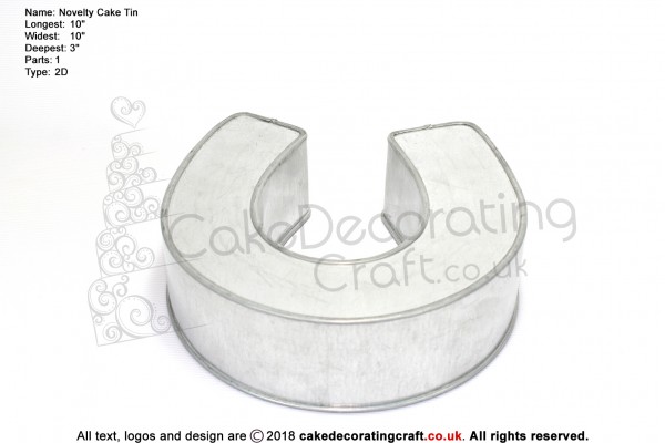 Horse Shoes | Novelty Shape | Cake Baking Tins and Pans | 3" Deep