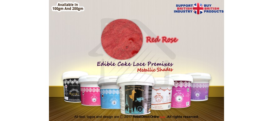Metallic | 100 Grams | Edible Cake Lace 