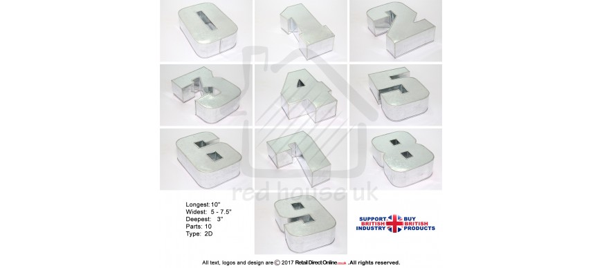 Small Number Cake Tins
