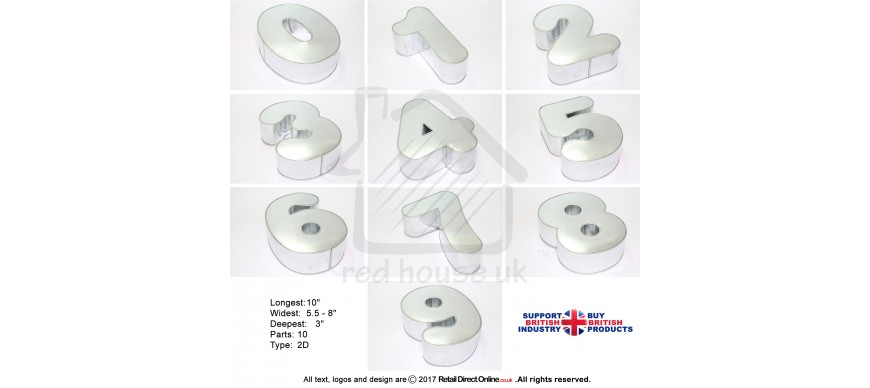 New Small Number Cake Tins New Small Number Cake Tins
