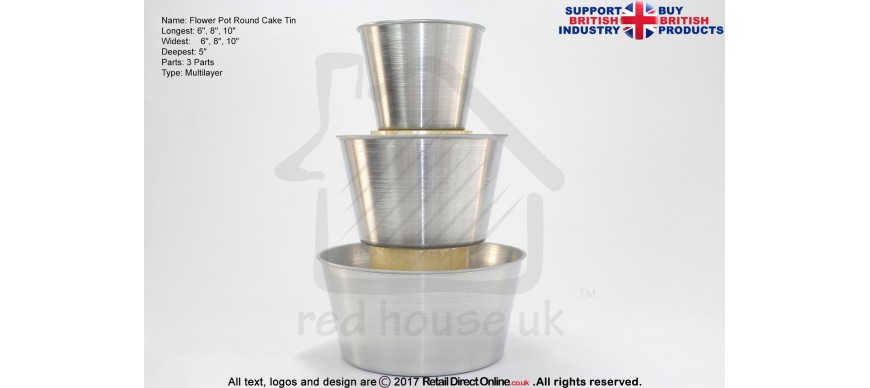 Flower Pot Cake Tins Flower Pot Cake Tins