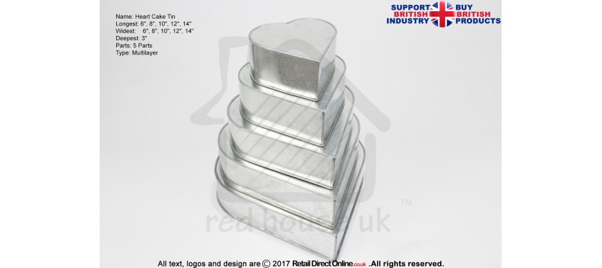 Heart Cake Tins