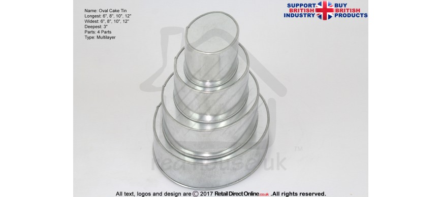 Oval Cake Tins
