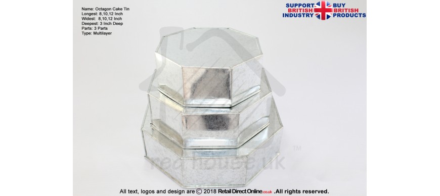 Octagon Cake Tins Octagon Cake Tins