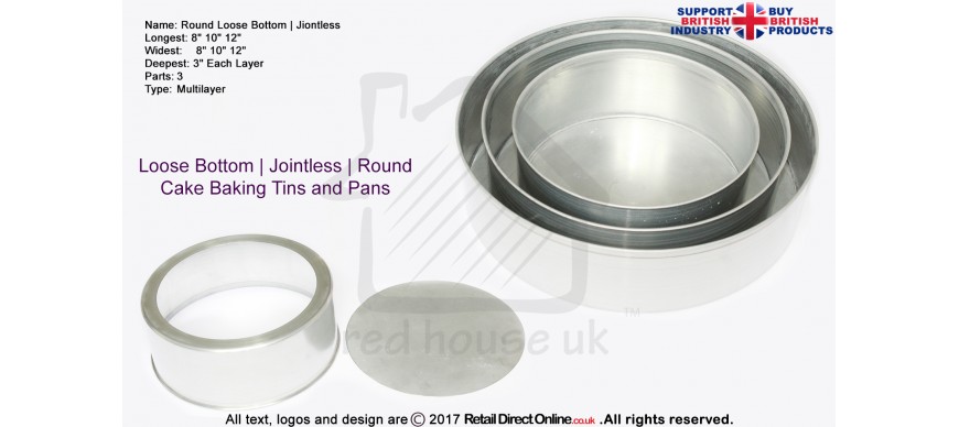 Loose Bottom Cake Tins Loose Bottom Cake Tins