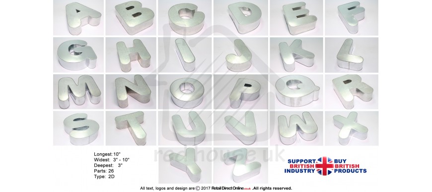 Alphabet Cake Tins