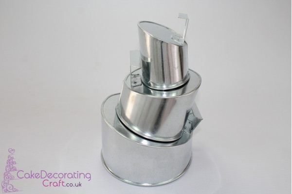 Topsy Turvy Oval Baking Tins Pans | 6 8 10 " | 3 Tiers Multilayer | Cake Decorating Craft 