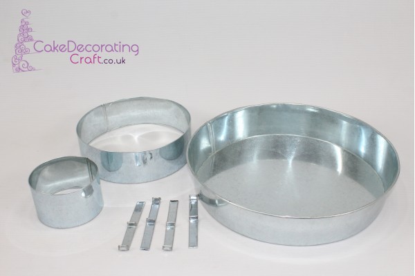 Checkered Round Tin | 8 Inch | Novelty Shape | Cake Baking Tins and Pans | 3" Deep