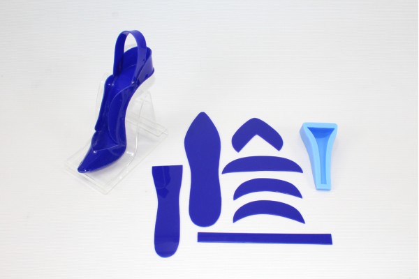 High Heel Fondant Shoe Kit | Gum Paste | Cake Decorating Craft Topper | Royal Blue
