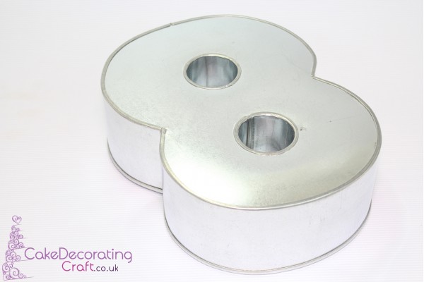 New Small Number 8 | Novelty Shape | Cake Baking Tins and Pans | 3" Deep | Eight