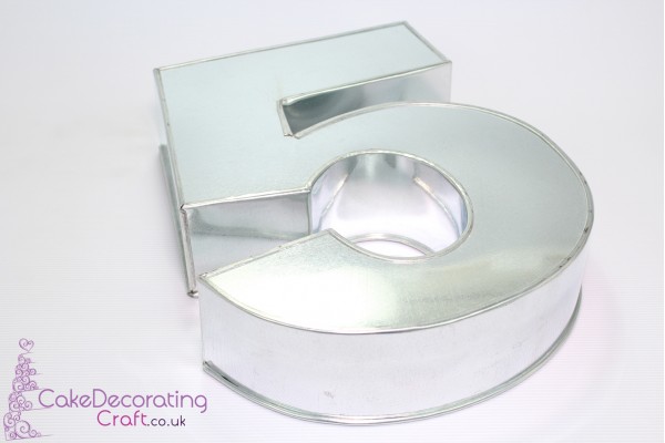 Large Number 5 | Novelty Shape | Cake Baking Tins and Pans | 3" Deep | Five