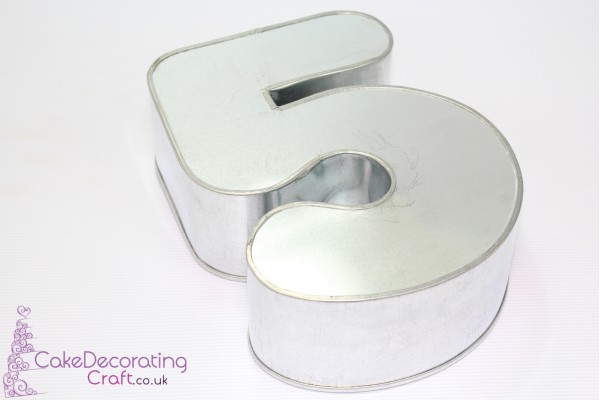 New Small Number 5 | Novelty Shape | Cake Baking Tins and Pans | 3" Deep | Five