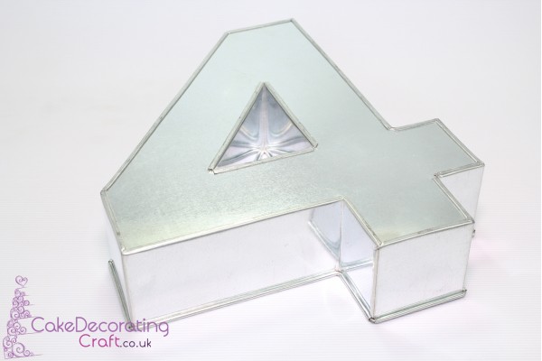 Large Number 4 | Novelty Shape | Cake Baking Tins and Pans | 3" Deep | Four