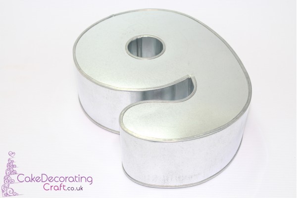 New Small Number 9 | Novelty Shape | Cake Baking Tins and Pans | 3" Deep | Nine