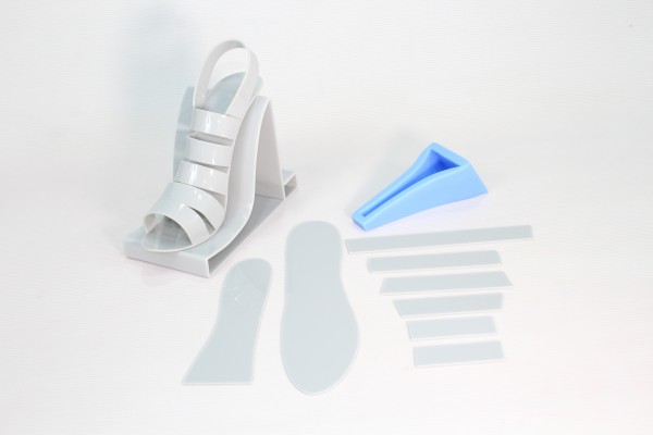 High Heel Fondant Shoe Kit | Gum Paste | Cake Decorating Craft Topper | Grey